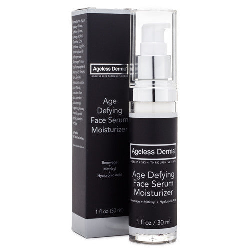 Ageless Derma Age Defying Face Serum Moisturizer 1oz